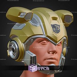 Cosplay STL Files Bumblebee AI Helmet