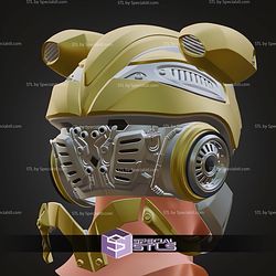 Cosplay STL Files Bumblebee AI Helmet
