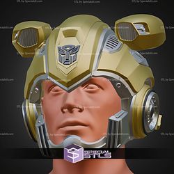 Cosplay STL Files Bumblebee AI Helmet