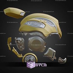 Cosplay STL Files Bumblebee AI Helmet
