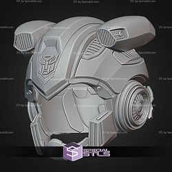 Cosplay STL Files Bumblebee AI Helmet