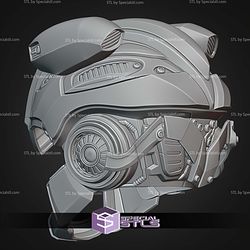 Cosplay STL Files Bumblebee AI Helmet