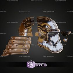 Cosplay STL Files Captain Phasma Samurai Helmet