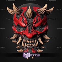 Cosplay STL Files Darth Maul Menpo Mask