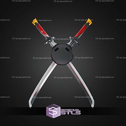 Cosplay STL Files Deadpool Rivals Weapons