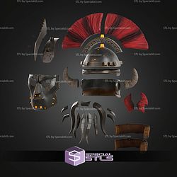 Cosplay STL Files Fallout Legate Lanius Helmet