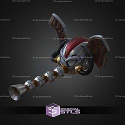 Cosplay STL Files Flame Mammoth Head