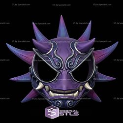 Cosplay STL Files Ghastly Menpo Mask