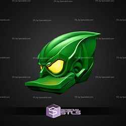 Cosplay STL Files Green Duck Goblin Helmet