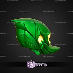 Cosplay STL Files Green Duck Goblin Helmet