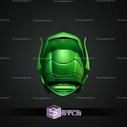 Cosplay STL Files Green Duck Goblin Helmet