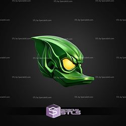 Cosplay STL Files Green Duck Goblin Helmet