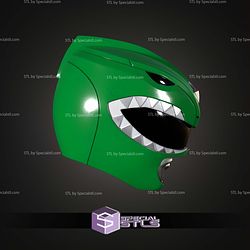 Cosplay STL Files Green Ranger Helmet