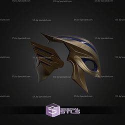 Cosplay STL Files Hawkgirl Helmet