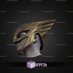 Cosplay STL Files Hawkgirl Helmet