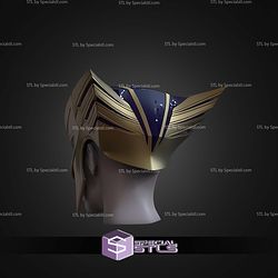 Cosplay STL Files Hawkgirl Helmet