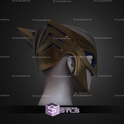 Cosplay STL Files Hawkgirl Helmet