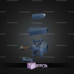 Cosplay STL Files Heman Sword Movie