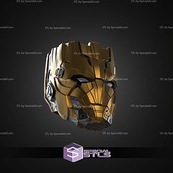 Cosplay STL Files Iron Groot Helmet