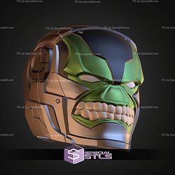 Cosplay STL Files Iron Hulk Helmet