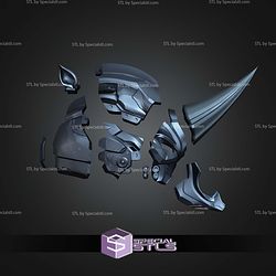 Cosplay STL Files Iron Rhino AI Helmet