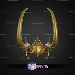 Cosplay STL Files Lady Loki Helmet