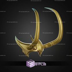 Cosplay STL Files Lady Loki Helmet