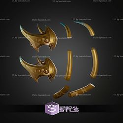 Cosplay STL Files Lady Loki Helmet