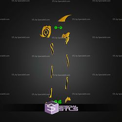 Cosplay STL Files Lady Loki Scepter