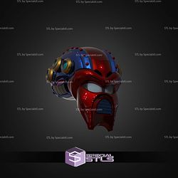 Cosplay STL Files Launch Octopus Helmet Megaman X