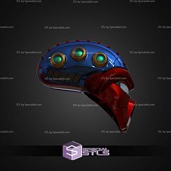 Cosplay STL Files Launch Octopus Helmet Megaman X