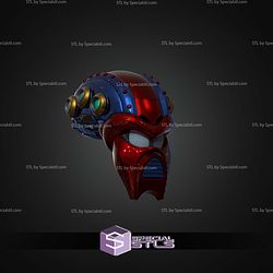 Cosplay STL Files Launch Octopus Helmet Megaman X