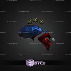Cosplay STL Files Launch Octopus Helmet Megaman X