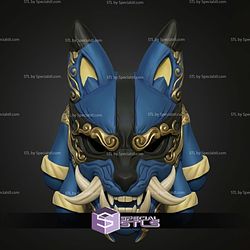 Cosplay STL Files Lucario Menpo Mask