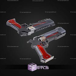 Cosplay STL Files Marvel Rivals Deadpool Pistol