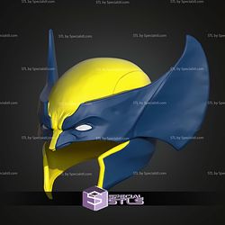 Cosplay STL Files Marvel Tokon Wolverine Cowl
