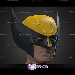 Cosplay STL Files Marvel Wolverine Helmet