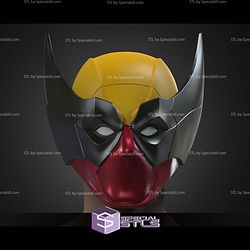 Cosplay STL Files Marvel Wolverine Helmet