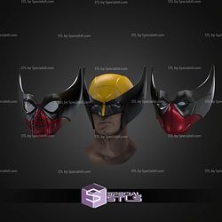 Cosplay STL Files Marvel Wolverine Helmet
