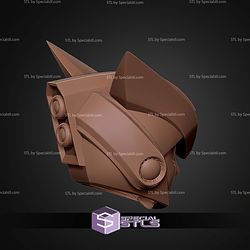 Cosplay STL Files Megaman X Glide Helmet