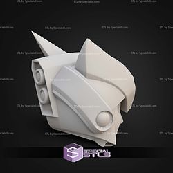 Cosplay STL Files Megaman X Glide Helmet