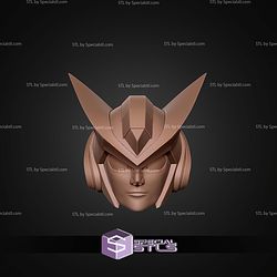 Cosplay STL Files Megaman X Glide Helmet