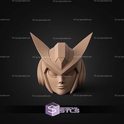 Cosplay STL Files Megaman X Glide Helmet