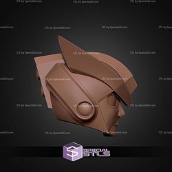 Cosplay STL Files Megaman X Glide Helmet