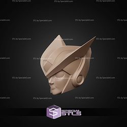 Cosplay STL Files Megaman X Glide Helmet