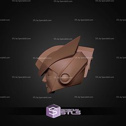 Cosplay STL Files Megaman X Glide Helmet