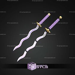 Cosplay STL Files Obanai Iguros Sword