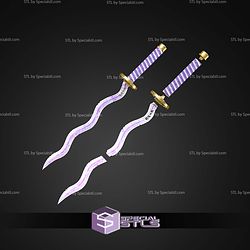 Cosplay STL Files Obanai Iguros Sword