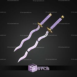 Cosplay STL Files Obanai Iguros Sword