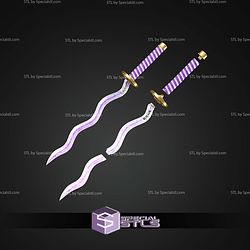 Cosplay STL Files Obanai Iguros Sword